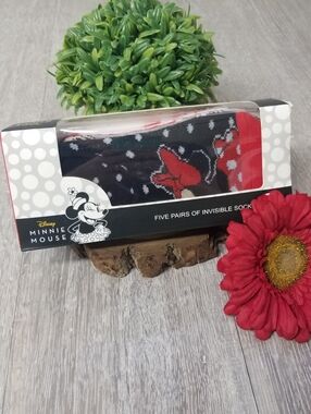 Minnie Mouse No Show Socks 5 Pk.